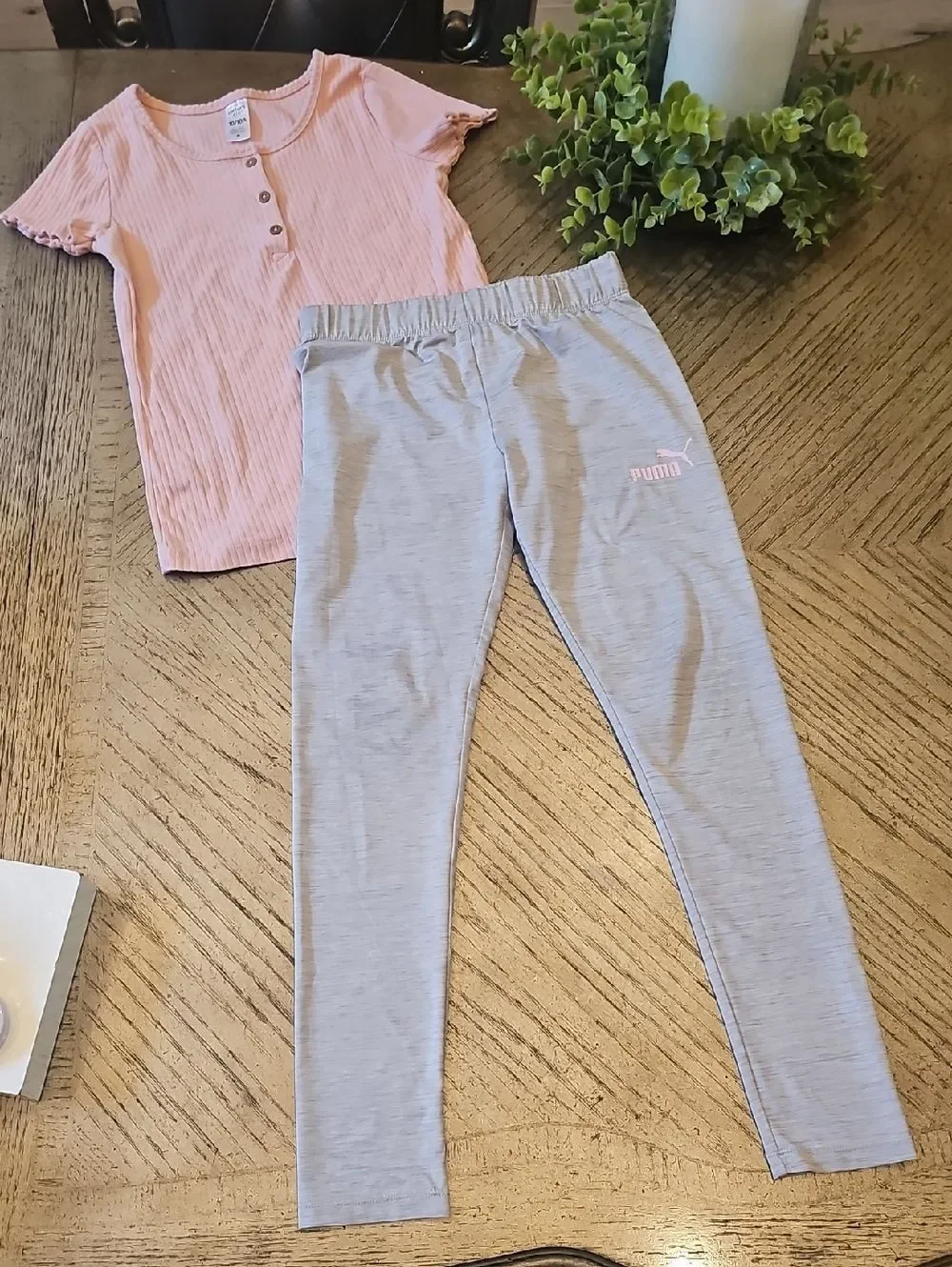 Puma Leggings And Top Size 10/12